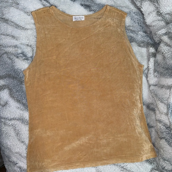 Vintage Gold Tank Blouse - Picture 1 of 3